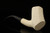 srv Premium - Sitting Poker 9 mm Filter Meerschaum Pipe with case 15544