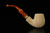 srv - Carved Bent Billiard Block Meerschaum Pipe with fitted case M3702