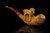 srv - Lonely Horse Self Sitter Block Meerschaum Pipe with fitted case M3761