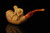 srv - Lonely Horse Self Sitter Block Meerschaum Pipe with fitted case M3761