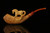 srv - Lonely Horse Self Sitter Block Meerschaum Pipe with fitted case M3761