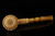 srv Premium - Deluxe Dublin Block Meerschaum Pipe Carved by Tekin with fitted case 15526