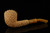 srv Premium - Deluxe Dublin Block Meerschaum Pipe Carved by Tekin with fitted case 15526