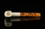 Panel Billiard Block Meerschaum Pipe with pouch M3778