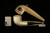 srv - Straight Dublin By Kenan Block Meerschaum Pipe with fitted case M3798