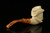 srv - Cowboy Skull Block Meerschaum Pipe with fitted case M3807