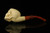 srv - Skull Block Meerschaum Pipe with fitted case M3808