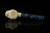 srv - Skull in Bear's Mouth Block Meerschaum Pipe with fitted case M3866