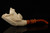 srv - Froggy Block Meerschaum Pipe by I. Baglan with case 15487