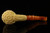 srv - Deluxe Hand Carved Block Meerschaum Pipe by Sevket with fitted case 15575