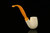 srv - Bent Billiard by Kenan Block Meerschaum Pipe with fitted case M3909