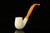 srv - Bent Billiard by Kenan Block Meerschaum Pipe with fitted case M3909