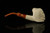 srv - Big Chief Skull Block Meerschaum Pipe with fitted case M3923