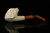 srv - Big Chief Skull Block Meerschaum Pipe with fitted case M3923
