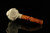 srv - Pirate Block Meerschaum Pipe with fitted case M3928