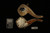 srv - Lion Block Meerschaum Pipe with fitted case M3940