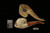 srv - Freemasonry Eagle's Claw Block Meerschaum Pipe with fitted case M3970