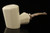 IMP Meerschaum Pipe - Panel Sitter - RC Reverse Calabash with pocket case i2630