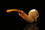 srv - Skull Block Meerschaum Pipe with fitted case M3980