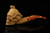 srv - Skull with Snake Block Meerschaum Pipe with fitted case M3981