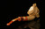 srv - Skull with Snake Block Meerschaum Pipe with fitted case M3981
