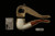 srv - Bent Billiard Block Meerschaum Pipe with fitted case M3988