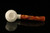 srv - Lattice Calabash Block Meerschaum Pipe with fitted case M3994