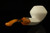 IMP Meerschaum Pipe - Bulldog - Hand Carved 9 mm filter pipe with fitted case i2646