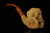 srv - Jumbo Skull in Claw Block Meerschaum Pipe with fitted case M4002