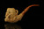 srv - Jumbo Skull in Claw Block Meerschaum Pipe with fitted case M4002