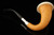 srv Premium - Natural Gourd Calabash Meerschaum Pipe with case 15585