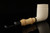 F. Baki - Bamboo Billiard - srv Premium Meerschaum Pipe Carved by Fikri Baki with case 15586