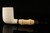 F. Baki - Bamboo Billiard - srv Premium Meerschaum Pipe Carved by Fikri Baki with case 15586