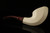 F. Baki - Panel Horn - srv Premium Meerschaum Pipe Carved by Fikri Baki with case 15588