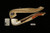srv - Deluxe Dublin Churchwarden Dual Stem Meerschaum Pipe with case M4027