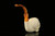srv - Skull Block Meerschaum Pipe with fitted case M4034