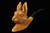 srv - Rabbit Block Meerschaum Pipe Carved by Kenan with fitted case 15678