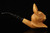 srv - Rabbit Block Meerschaum Pipe Carved by Kenan with fitted case 15678
