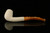 srv - Lattice Bent Billiard Block Meerschaum Pipe with fitted case M4045