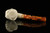 srv - Pirate Block Meerschaum Pipe with fitted case M4046