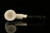 srv Premium - Rusticated Block Meerschaum Pipe with fitted case M4073
