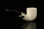 srv Premium - Rusticated Block Meerschaum Pipe with fitted case M4073