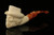 srv - Cowboy Skull Block Meerschaum Pipe with fitted case M4080