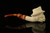 srv - Cowboy Skull Block Meerschaum Pipe with fitted case M4080