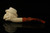 srv - Cowboy Skull Block Meerschaum Pipe with fitted case M4080