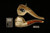 srv - Cowboy Skull Block Meerschaum Pipe with fitted case M4080