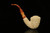 srv - Carved Dublin Block Meerschaum Pipe by I. Baglan with fitted case M4118
