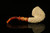 srv - Carved Dublin Block Meerschaum Pipe by I. Baglan with fitted case M4118