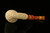 srv - Carved Dublin Block Meerschaum Pipe by I. Baglan with fitted case M4118