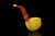 srv - Deluxe Carved Churchwarden Dual Stem Meerschaum Pipe by Kudret with case M4127